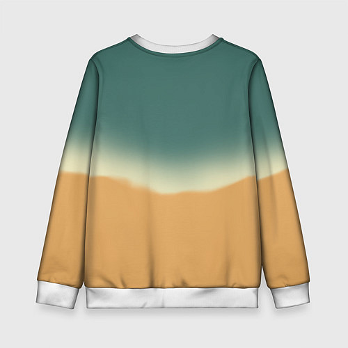 Детский свитшот Слон кактус - брейнрот мем / 3D-Белый – фото 2