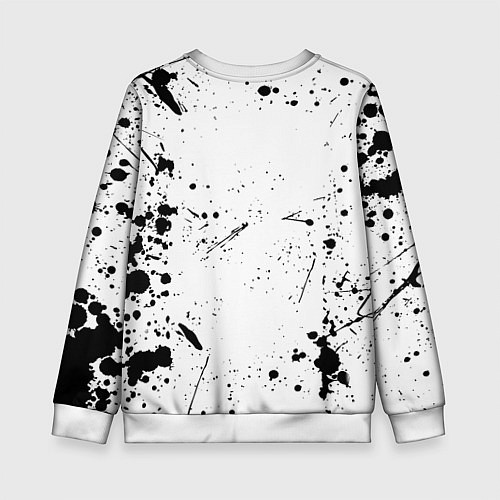 Детский свитшот Monster energy брызги красок / 3D-Белый – фото 2