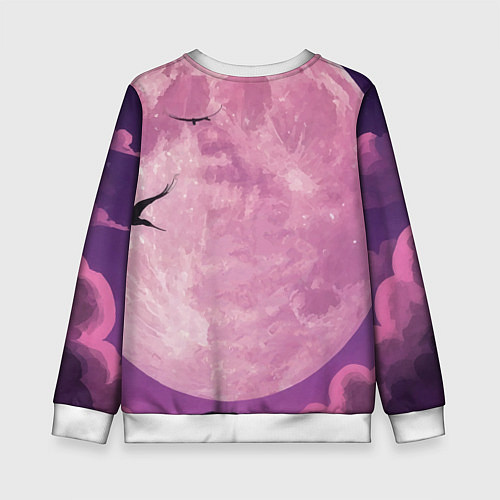 Детский свитшот Great moon mystery / 3D-Белый – фото 2
