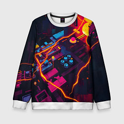 Детский свитшот Техническая абстракция