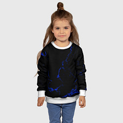 Свитшот детский Color black blue, цвет: 3D-белый — фото 2