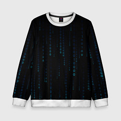 Детский свитшот Color black blue