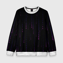 Детский свитшот Color black pink