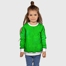 Свитшот детский Свет зелёного фонаря, цвет: 3D-белый — фото 2