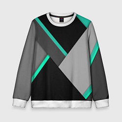 Свитшот детский Multicoloured, цвет: 3D-белый