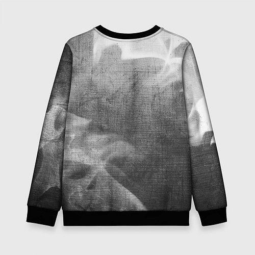 Детский свитшот Lexus - grey gradient вертикально / 3D-Черный – фото 2