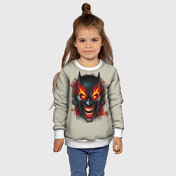 Свитшот детский Огенный Бэтмент, цвет: 3D-белый — фото 2