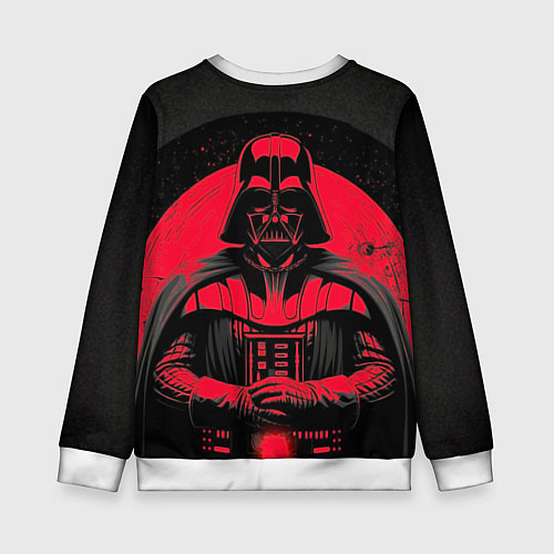 Детский свитшот Дарт Вейдер star wars / 3D-Белый – фото 2