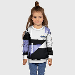 Свитшот детский Плавание спортивное, цвет: 3D-белый — фото 2