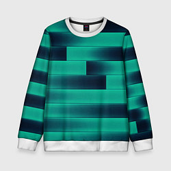 Детский свитшот Color light blue square