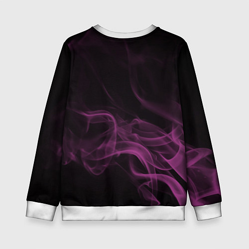 Детский свитшот Color smoke pink / 3D-Белый – фото 2