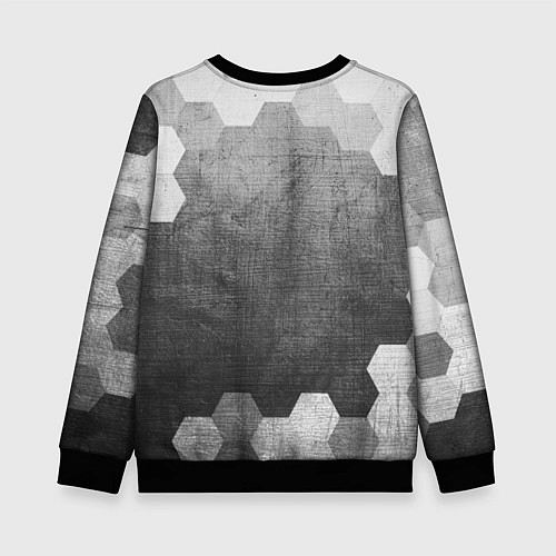 Детский свитшот SsangYong - grey gradient / 3D-Черный – фото 2