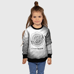 Свитшот детский Chrysler - white gradient, цвет: 3D-черный — фото 2