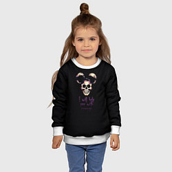 Свитшот детский Помощник Микки, цвет: 3D-белый — фото 2