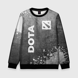 Детский свитшот Dota - grey gradient вертикально