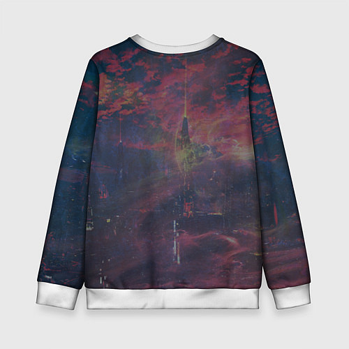 Детский свитшот Мужчина в маске / 3D-Белый – фото 2