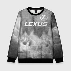 Свитшот детский Lexus - grey gradient посередине, цвет: 3D-черный