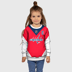 Свитшот детский Washington Capitals - Ovechkin, цвет: 3D-белый — фото 2