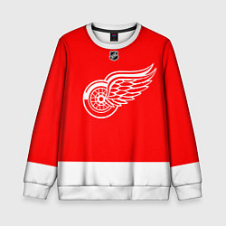 Свитшот детский Detroit Red Wings red, цвет: 3D-белый