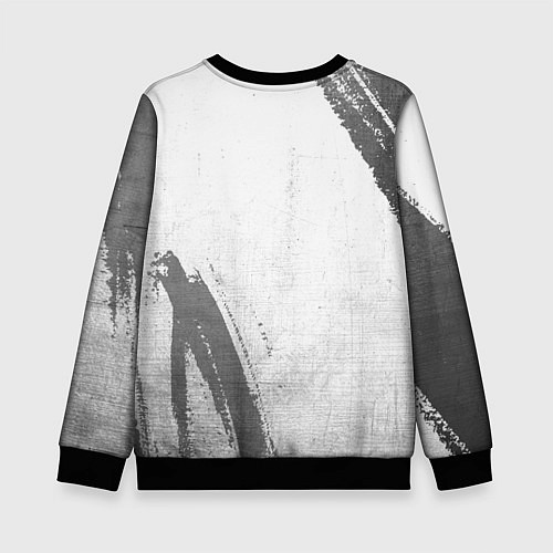 Детский свитшот Exeed - white gradient вертикально / 3D-Черный – фото 2