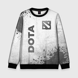 Детский свитшот Dota - white gradient вертикально