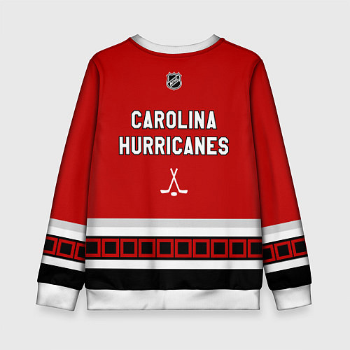 Детский свитшот Carolina Hurricanes - NHL team / 3D-Белый – фото 2