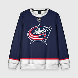 Свитшот детский Columbus Blue Jackets - NHL team, цвет: 3D-белый