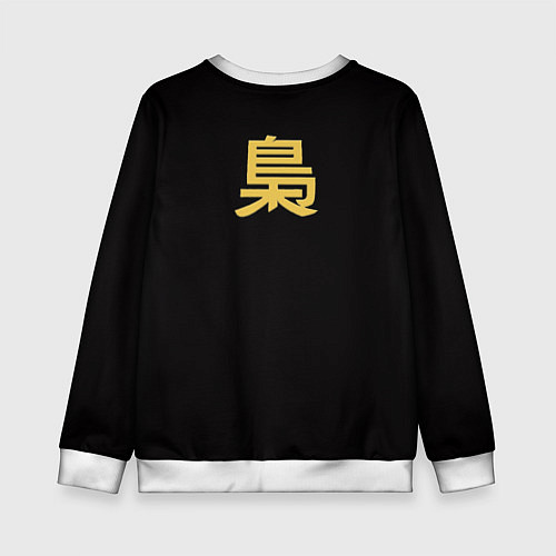 Детский свитшот Взгляд филина / 3D-Белый – фото 2