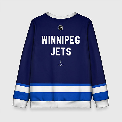 Детский свитшот Winnipeg Jets - NHL team / 3D-Белый – фото 2
