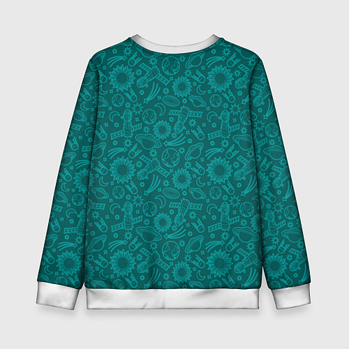 Детский свитшот Наш Млечный путь / 3D-Белый – фото 2