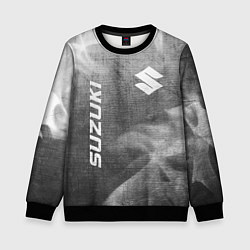 Свитшот детский Suzuki - grey gradient вертикально, цвет: 3D-черный