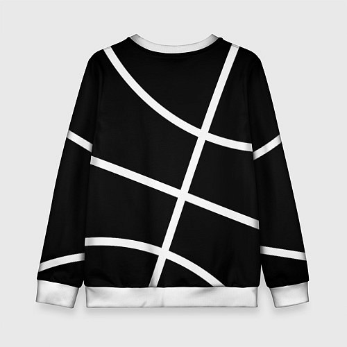 Детский свитшот Boston Celtics black / 3D-Белый – фото 2