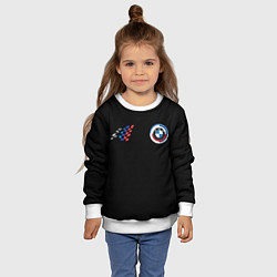 Свитшот детский БМВ чемпион, цвет: 3D-белый — фото 2