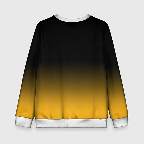 Детский свитшот Бостон Брюинз - градиент / 3D-Белый – фото 2