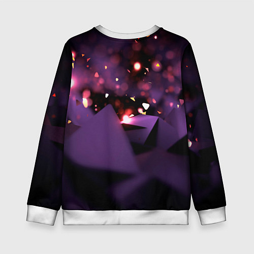 Детский свитшот Astro логотип группы из кристаллов / 3D-Белый – фото 2
