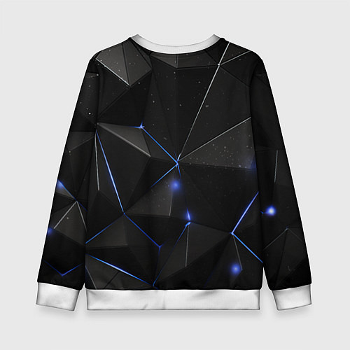 Детский свитшот Astro логотип с цепочкой / 3D-Белый – фото 2