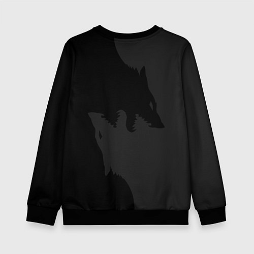 Детский свитшот Хати и Сколь / 3D-Черный – фото 2