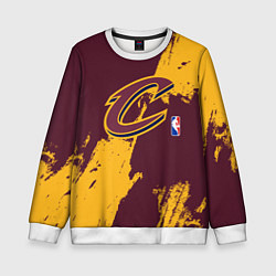 Свитшот детский Cleveland Cavaliers NBA team, цвет: 3D-белый