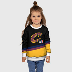 Свитшот детский Cleveland Cavaliers NBA basketball, цвет: 3D-белый — фото 2