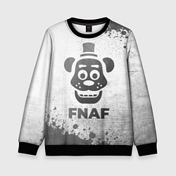 Свитшот детский FNAF - white gradient, цвет: 3D-черный