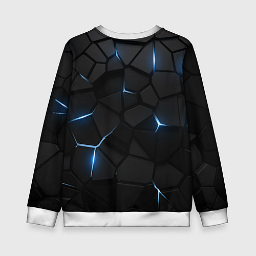 Детский свитшот Юта Маммот - НХЛ хоккей / 3D-Белый – фото 2