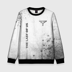 Свитшот детский The Last Of Us - white gradient вертикально, цвет: 3D-черный