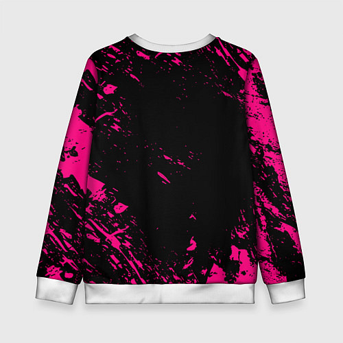 Детский свитшот Monster energy неоновые краски лого / 3D-Белый – фото 2