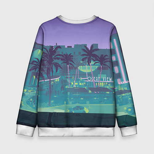 Детский свитшот Риал даймз из Gta 6 / 3D-Белый – фото 2