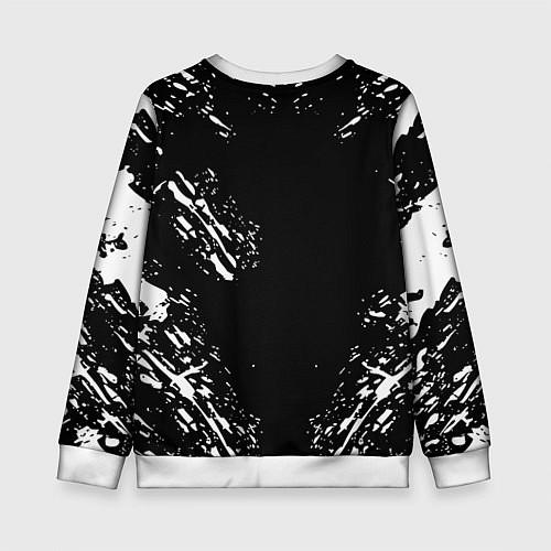 Детский свитшот Monster energy white splash / 3D-Белый – фото 2