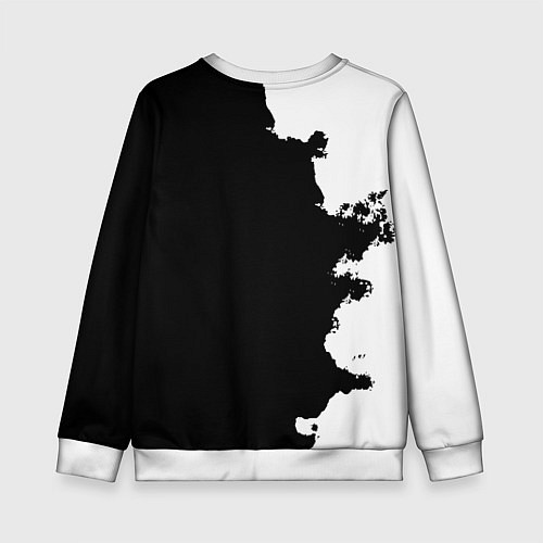 Детский свитшот Monster energy краски белые / 3D-Белый – фото 2