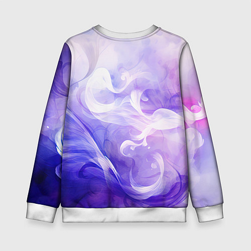 Детский свитшот Готический стиль Билли Айлиш / 3D-Белый – фото 2