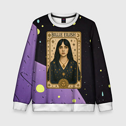 Свитшот детский Билли Айлиш в стиле Таро, цвет: 3D-белый