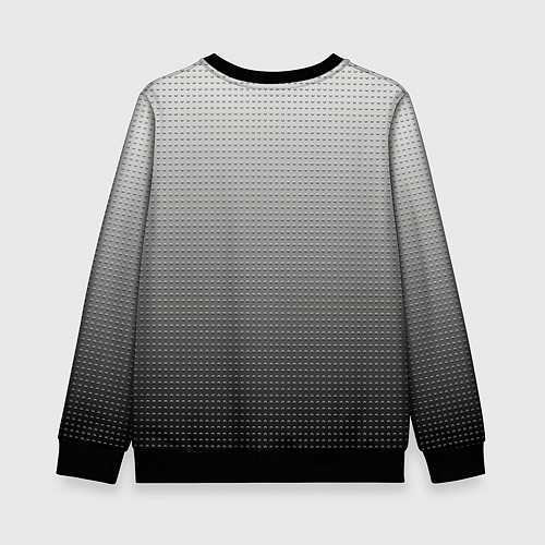 Детский свитшот Geely серый текстурный / 3D-Черный – фото 2