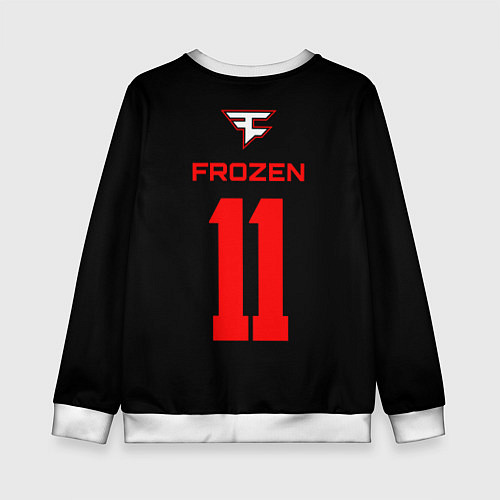 Детский свитшот FaZe Clan - Frozen 11 / 3D-Белый – фото 2